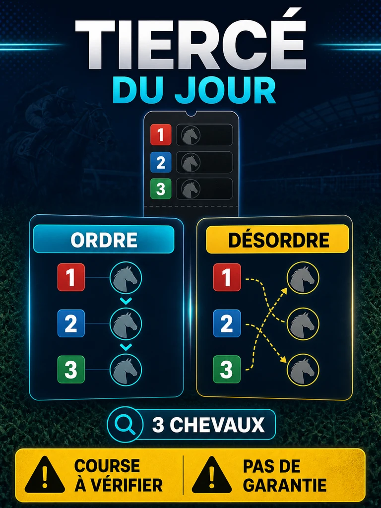 Tiercé du jour 1xBet Côte d’Ivoire